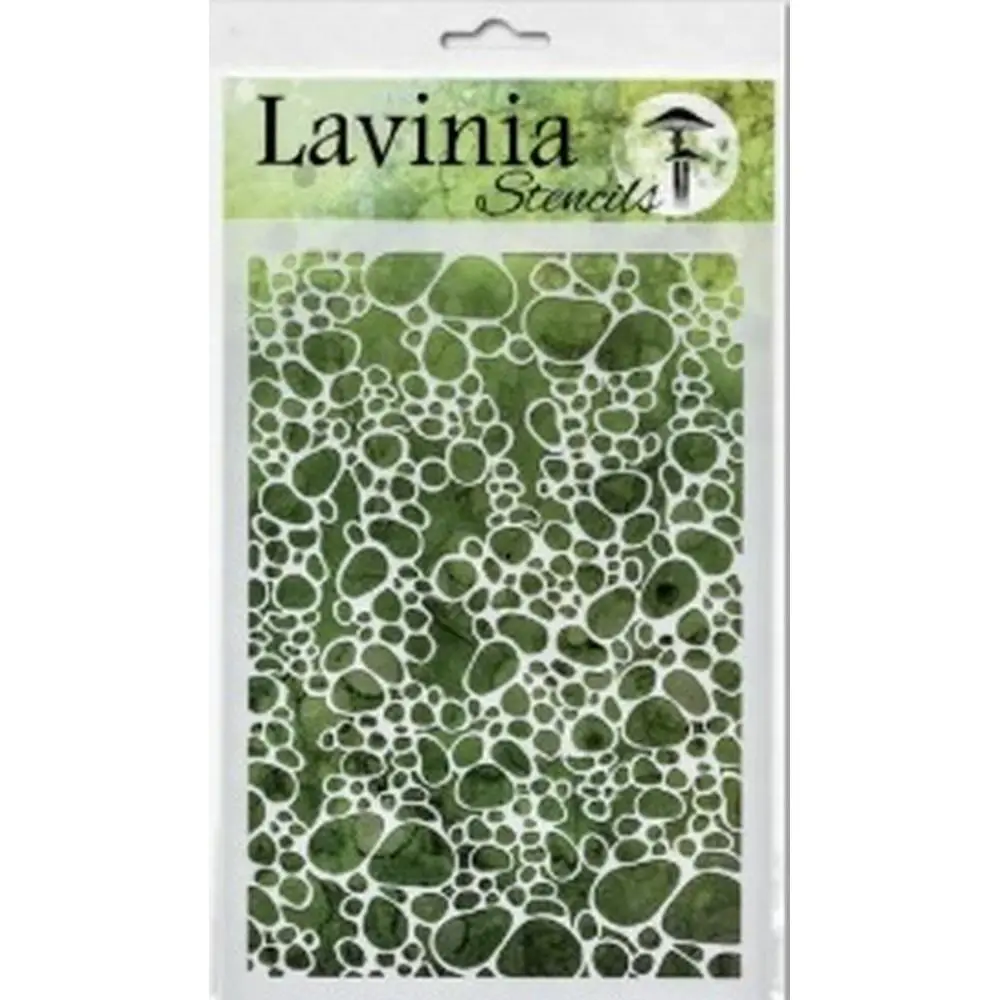 Lavinia Stencil - Pebble 1