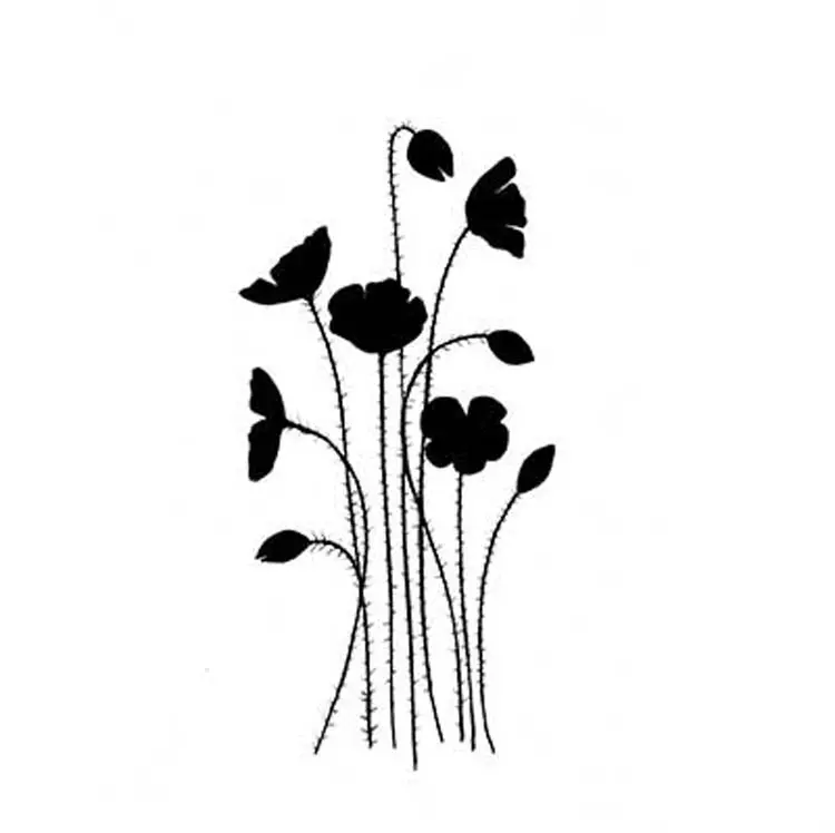 Lavinia Stamp - Wild Poppies 1