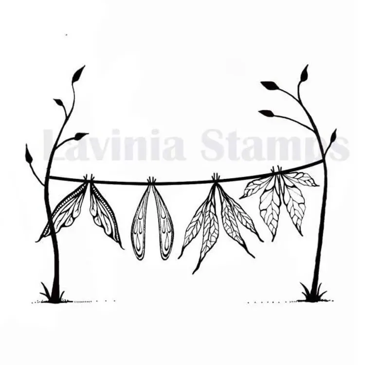 Lavinia Stamp -Wet Wings 1