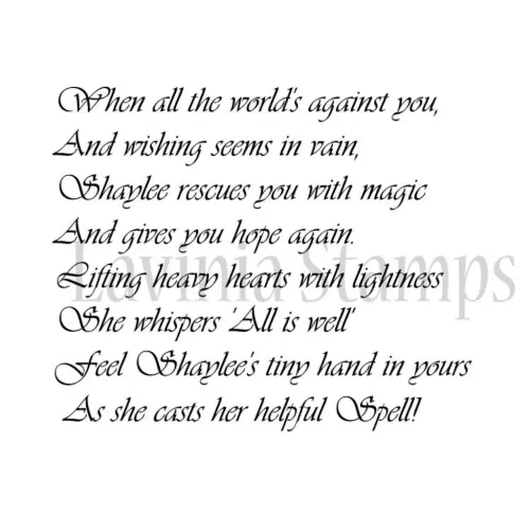 Lavinia Stamps - Shaylees Spell 1