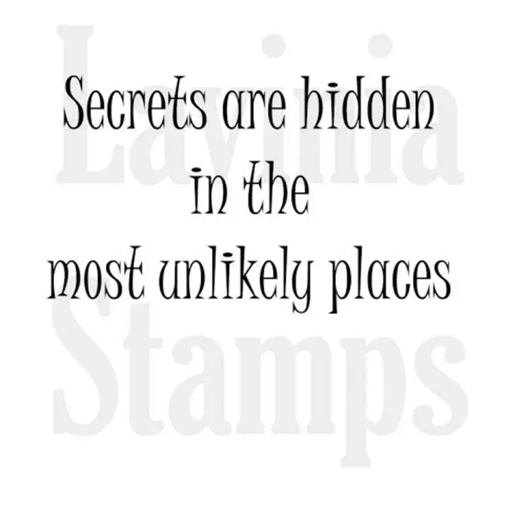 Lavinia Stamp - Secrets Are Hidden 1