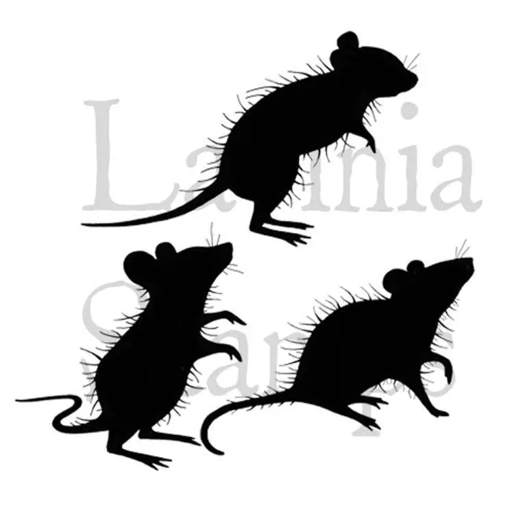 Lavinia Stamp - Three Woodland Mice 1