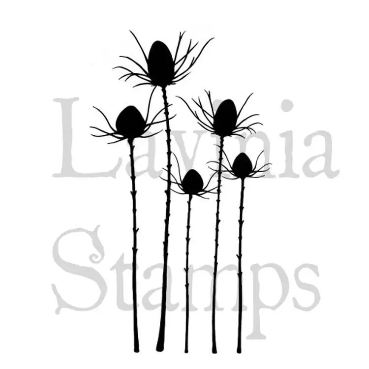 Lavinia Stamps - Silhouette Thistle 1