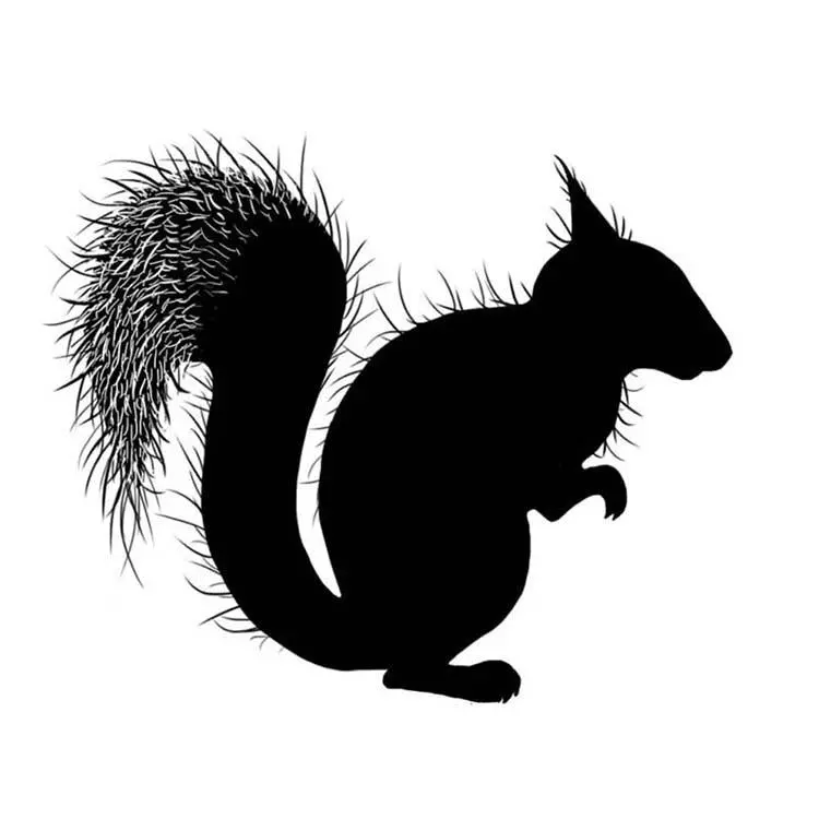 Lavinia Stamp - Red Squirrel 1
