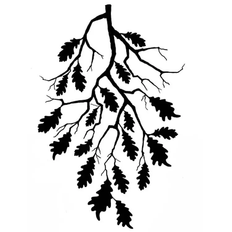 Lavinia Stamps - Oak Leaf Branch 1