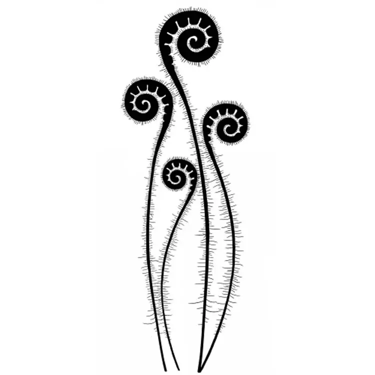 Lavinia Stamp - Fern Heads 1