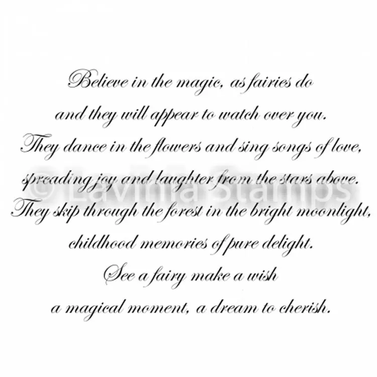 Lavinia Stamp - See A Fairy Make A Wish 1