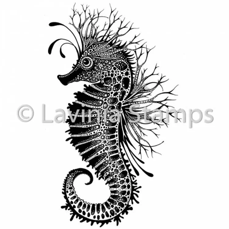 Lavinia Stamp - Sebastian The Seahorse 1