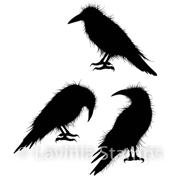 Lavinia Stamp - Crow Set 1