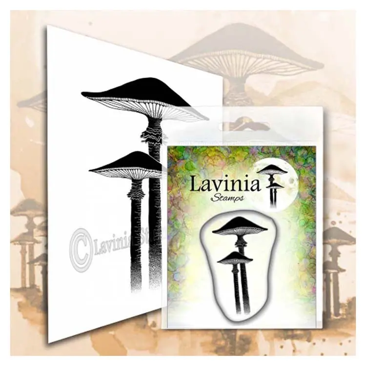 Lavinia Stamp - Meadow Mushroom 1