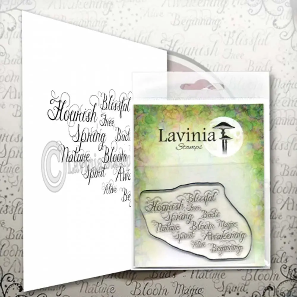 Lavinia Stamps Words Of Spring 1