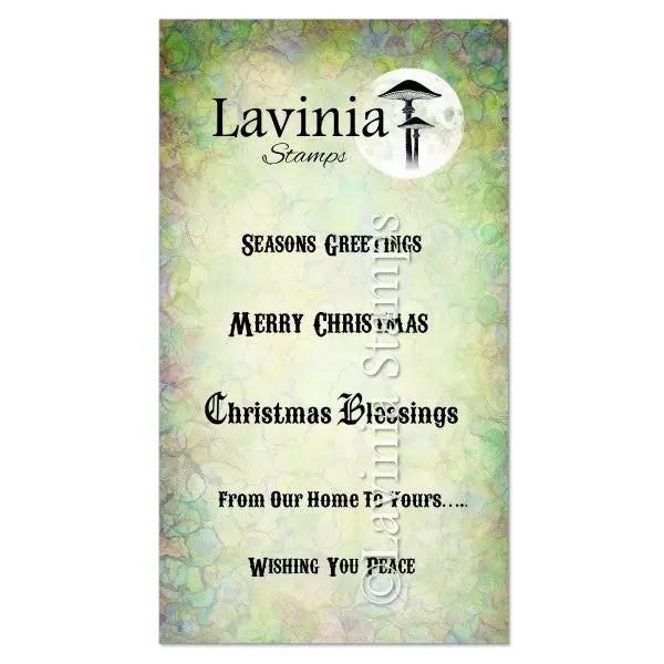 Lavinia Stamps - Christmas Greetings Stamp 1