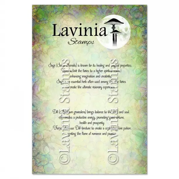 Dill & Sage Words Stamp 1