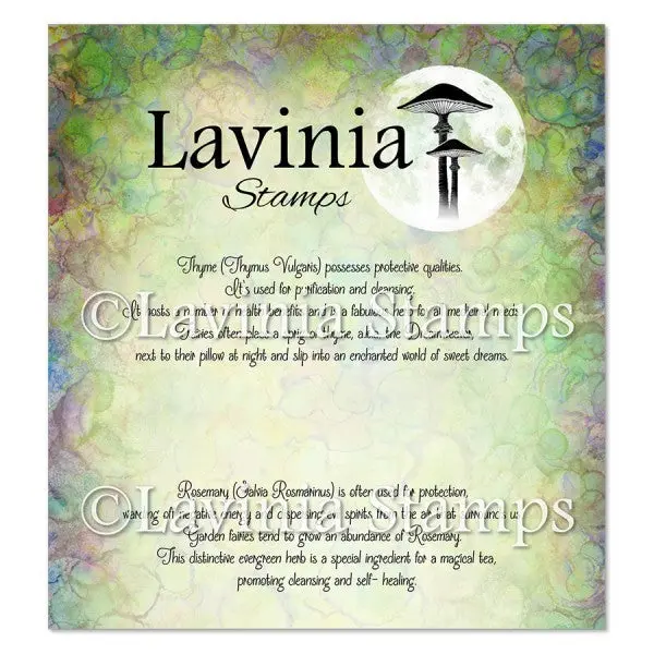 Thyme & Rosemary Words Stamp 1
