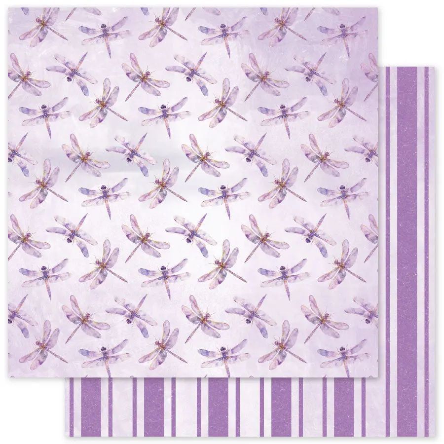 Lavender & Fairies Basics D 12X12 Paper (12Pc Bulk Pack) 33513 1