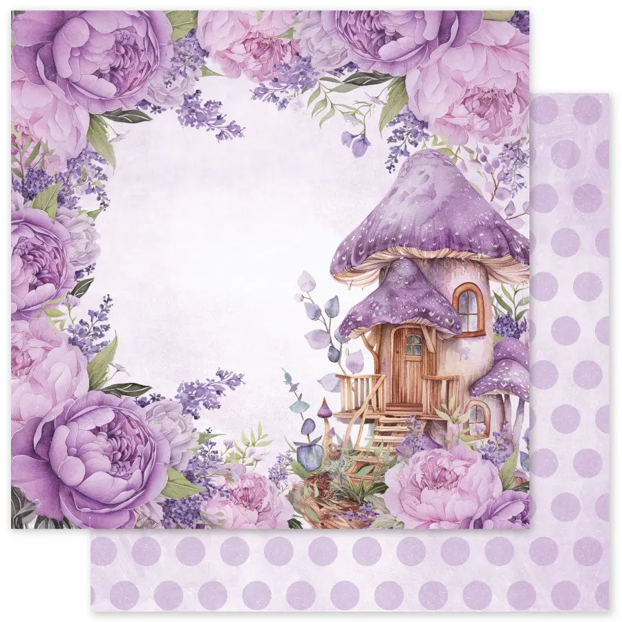 Lavender & Fairies E 12X12 Paper (12Pc Bulk Pack) 33492 1
