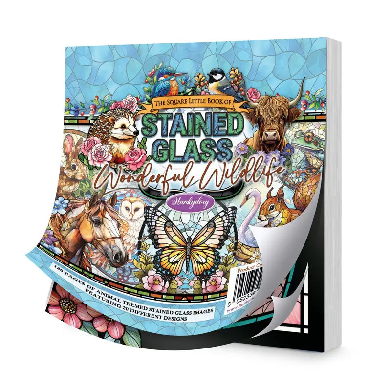 The Square Little Book Of Stained Glass Wonderful Wildlife 1