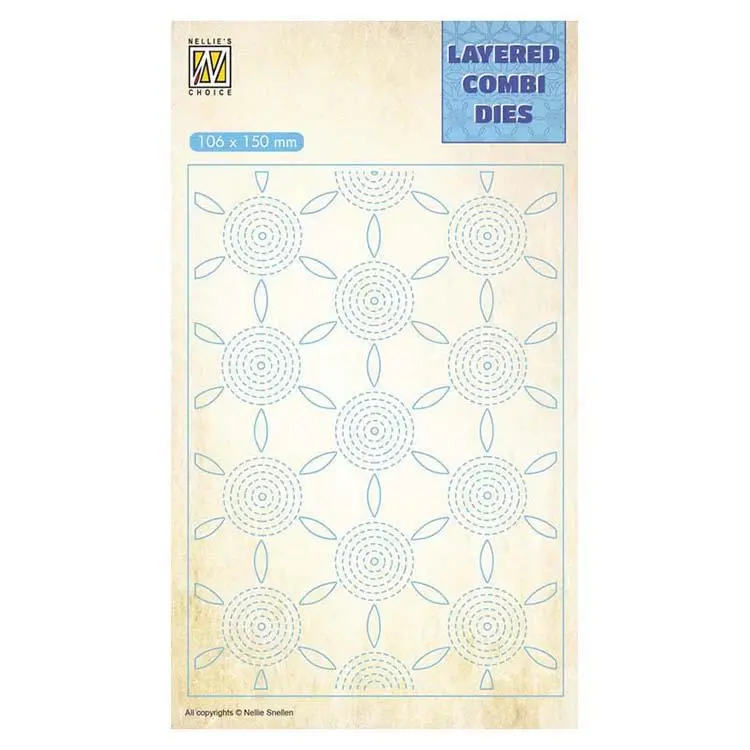 Nellie's Choice Layered Combi Dies Flower Layer C 1