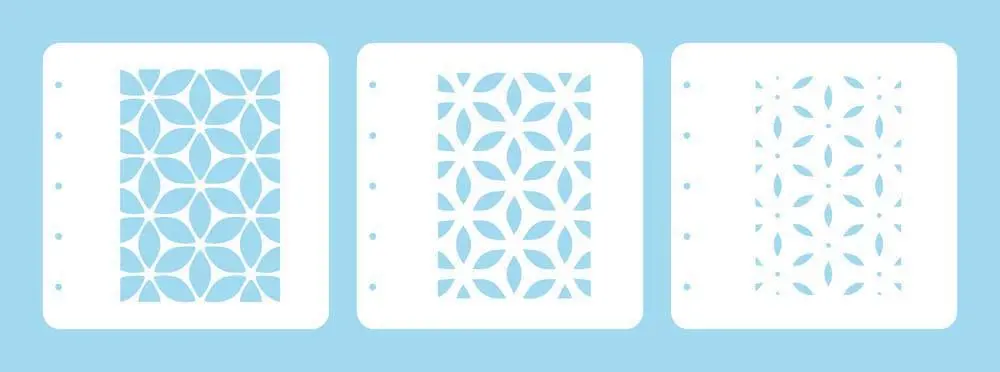 Layered Combi Stencil Set (Set Of 3) Flower 1