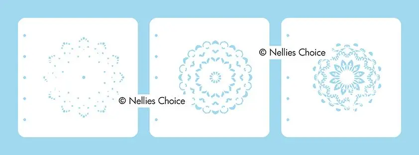 Layered Combi Stencil Set Mandala 1 1