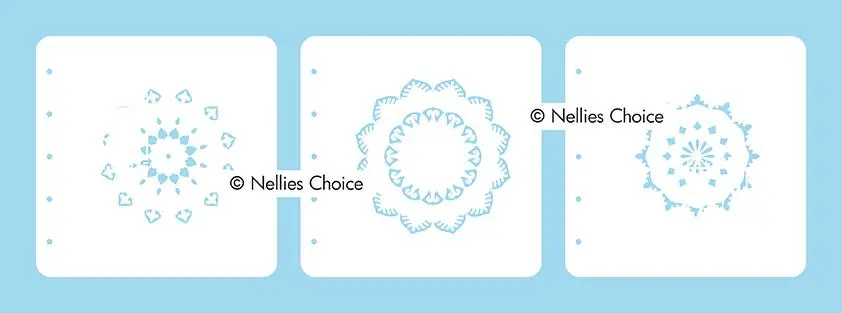Layered Combi Stencil Set Mandala 2 1