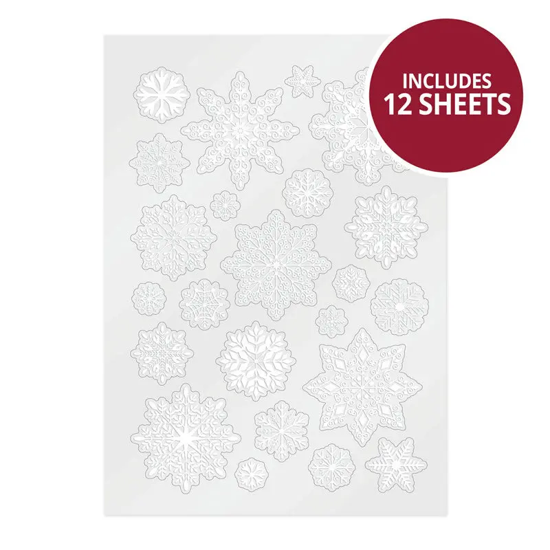 Die-Cut Parchment Snowflakes 1