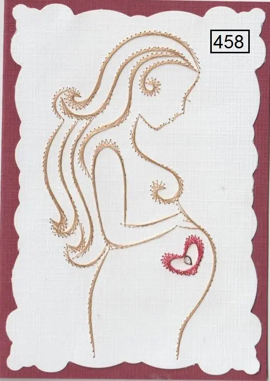 Laura's Design Digital Embroidery Pattern - Pregnancy 1