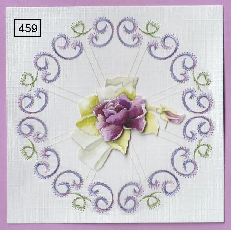 Laura's Design Digital Embroidery Pattern - Sword Circle Frame 1