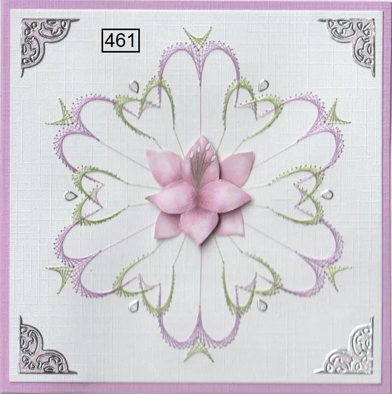 Laura's Design Digital Embroidery Pattern - Large Flower 7 1