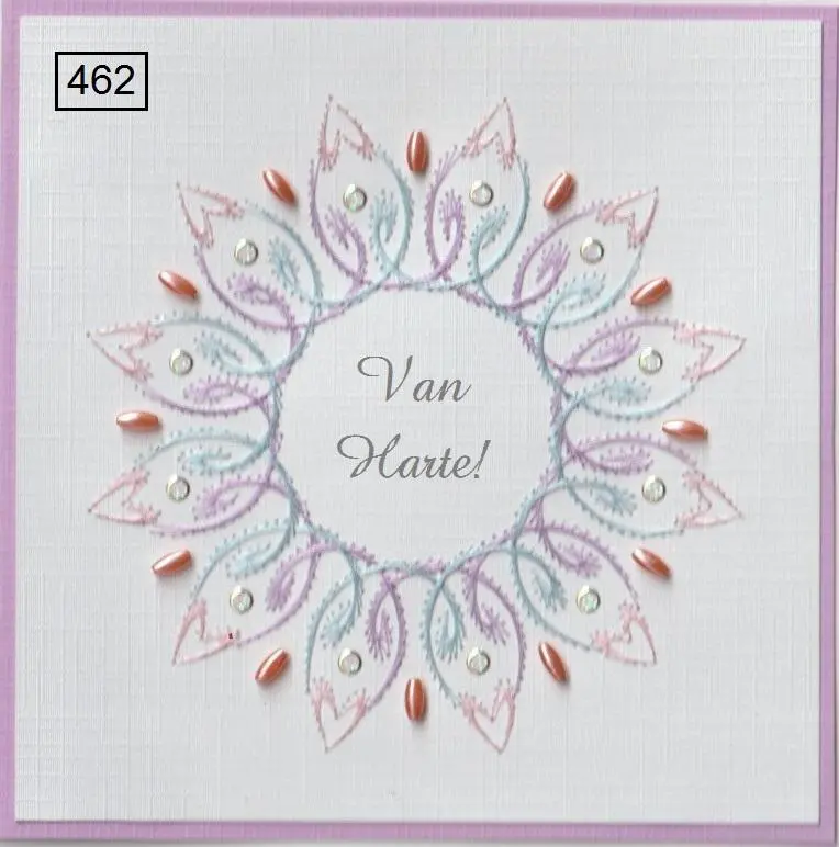 Laura's Design Digital Embroidery Pattern - Large Flower 8 1