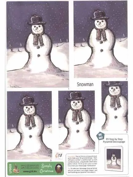 Large Format - Snowman 1