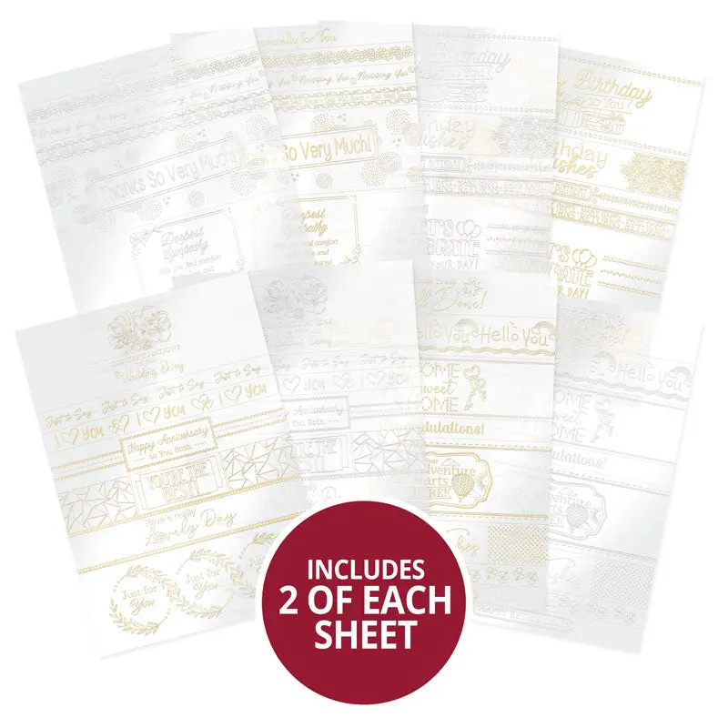 Luxury Foiled Acetate Card Wraps 1