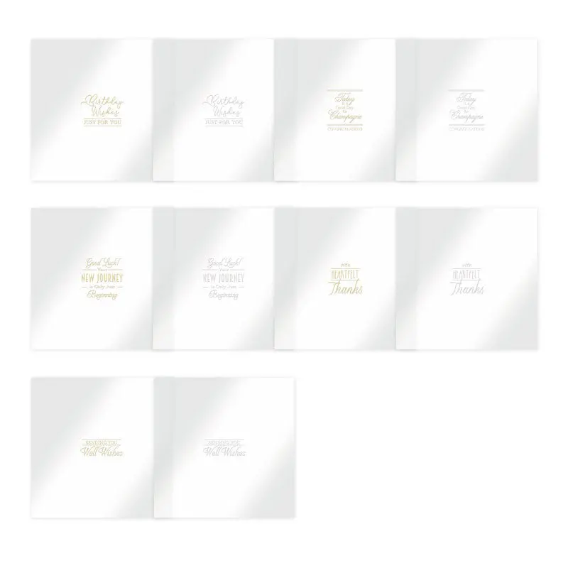 Luxury Foiled Acetate Sentiment Sheets 1