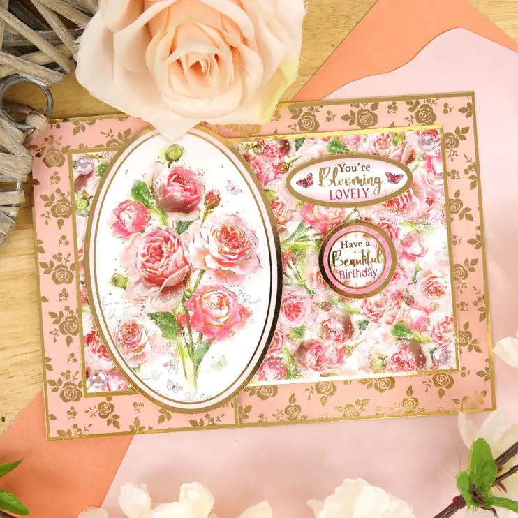 A Rainbow Of Flowers Edge-To-Edge Adorable Scorable Cardstock 2