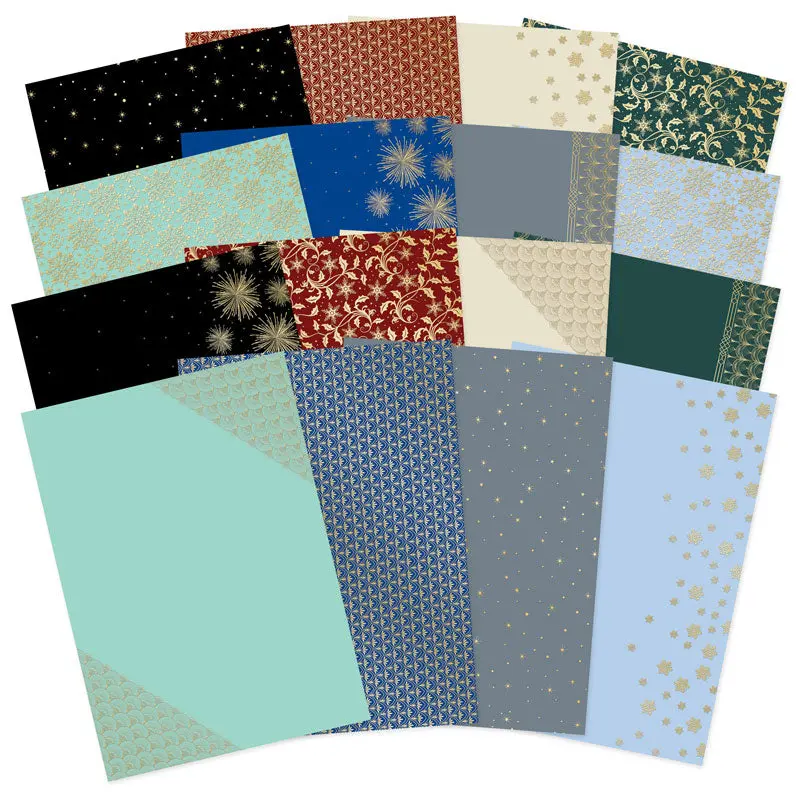 Festive Decadence Edge-To-Edge Foiled Cardstock 1