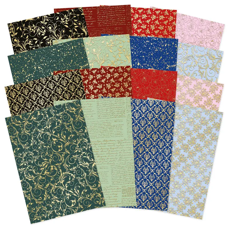 Eternal Blooms Foiled Edge-To-Edge Cardstock 1