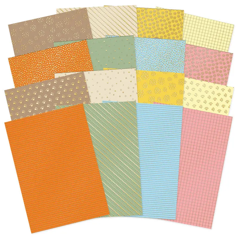 Animal Antics Foiled Edge-To-Edge Cardstock 1