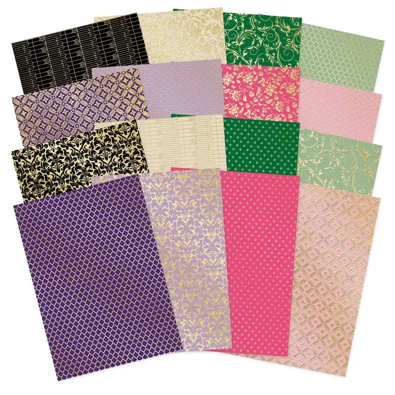 Fairy Decadence Foiled Edge-To-Edge Cardstock 1