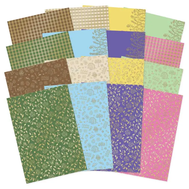 Garden Treasures Foiled Edge-To-Edge Cardstock 1
