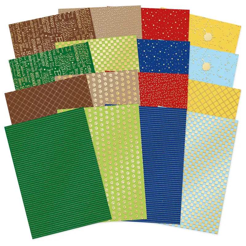 Teddy Time Foiled Edge-To-Edge Cardstock 1