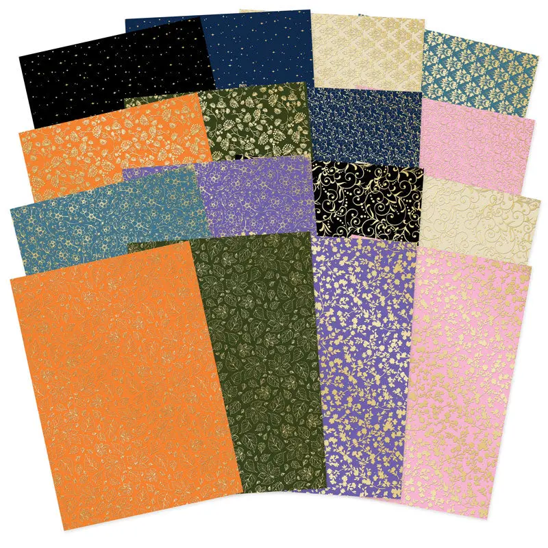 Midnight Forest Foiled Edge-To-Edge Cardstock 1