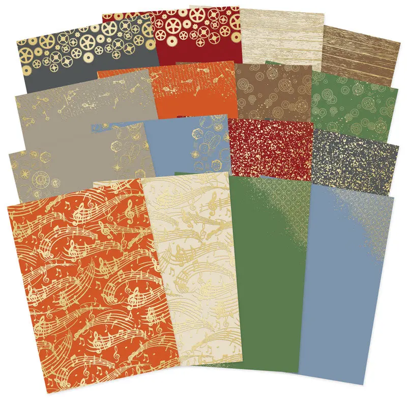 Clockwork Curiosities Luxury Foiled Cardstock 1