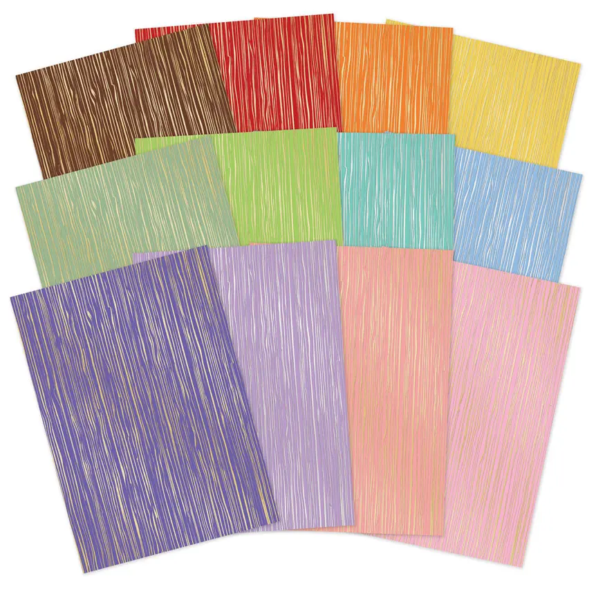 A Year Of Flowers Foiled Edge-To-Edge Cardstock 1