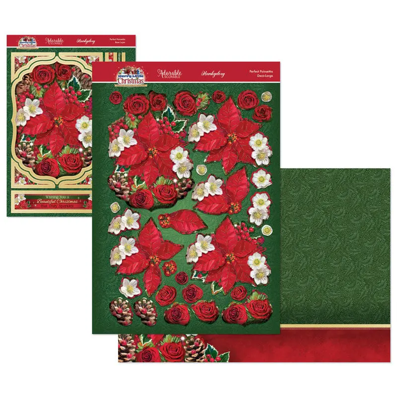 A Merry Little Christmas Deco-Large Set - Perfect Poinsettia 1