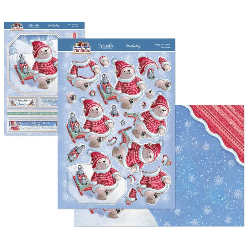 A Merry Little Christmas Deco-Large Set - Ready, Set, Snow! 1