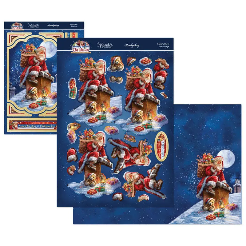 A Merry Little Christmas Deco-Large Set - Santa's Here! 1