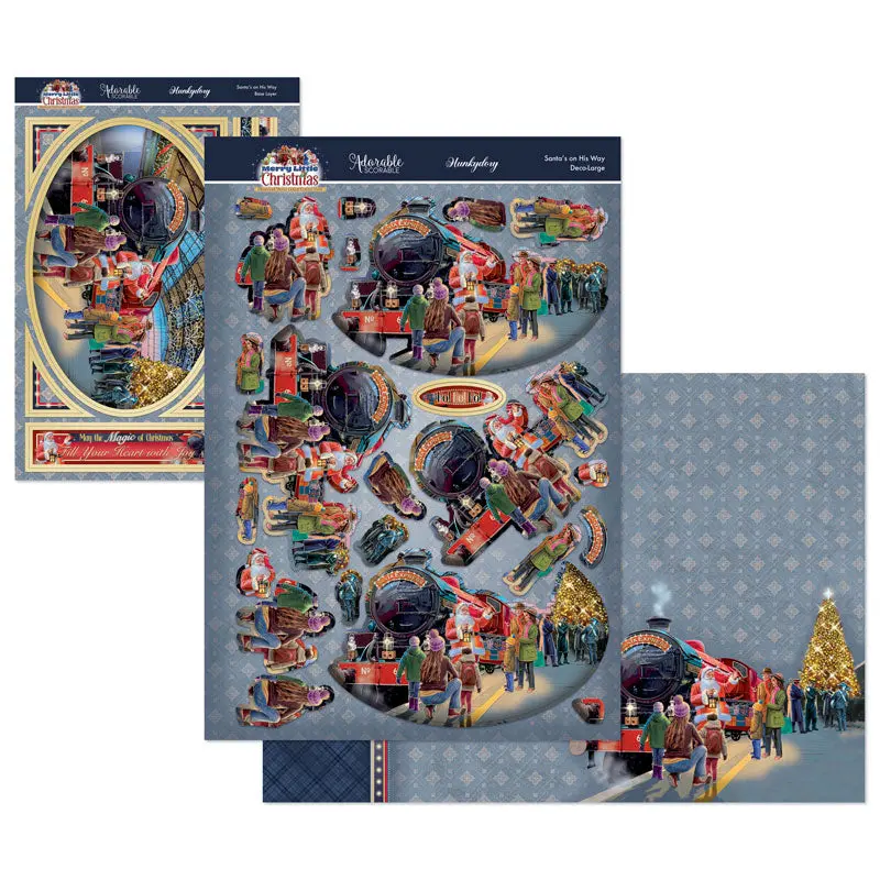 A Merry Little Christmas Deco-Large Set - Santa's On His Way 1