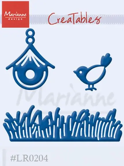 Marianne Design: Creatables Dies - Grass, Bird & House 1