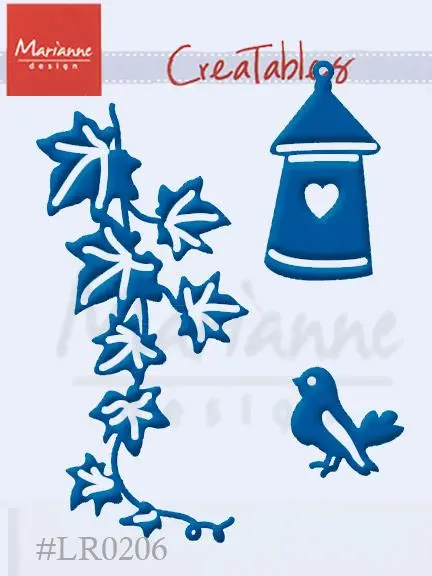 Marianne Design: Creatables Dies - Vine, Bird & House 1