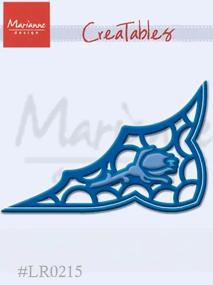 Marianne Design: Creatables Dies - Anja's Rose Corner Small 1